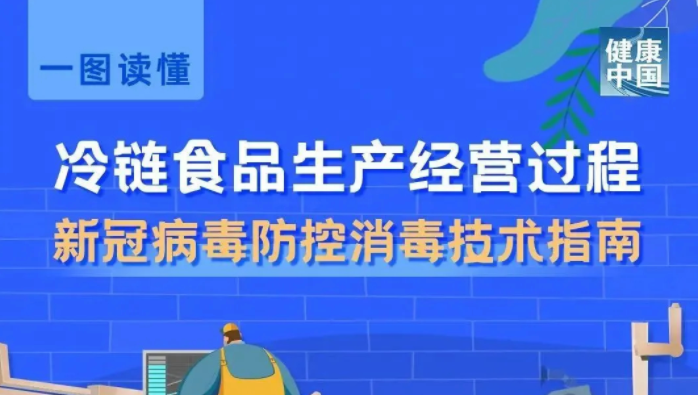 一图读懂 | 冷链食品生产经营过程新冠病毒防控消毒技术指南