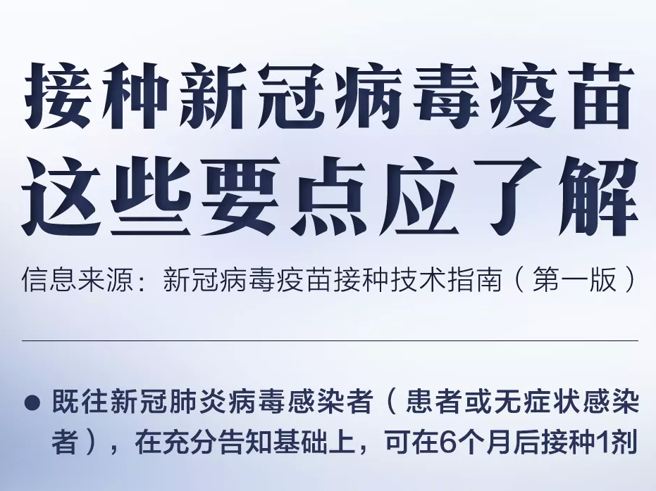 首版新冠疫苗接种指南发布！速览→