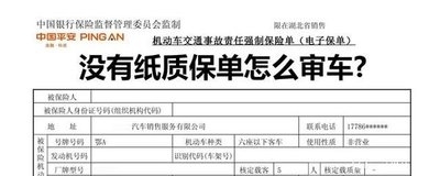 交通100《爱心帮办》——车险保单变电子保单后该如何审车？