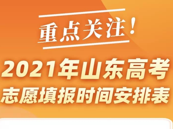 2021年高考志愿填报温馨提示