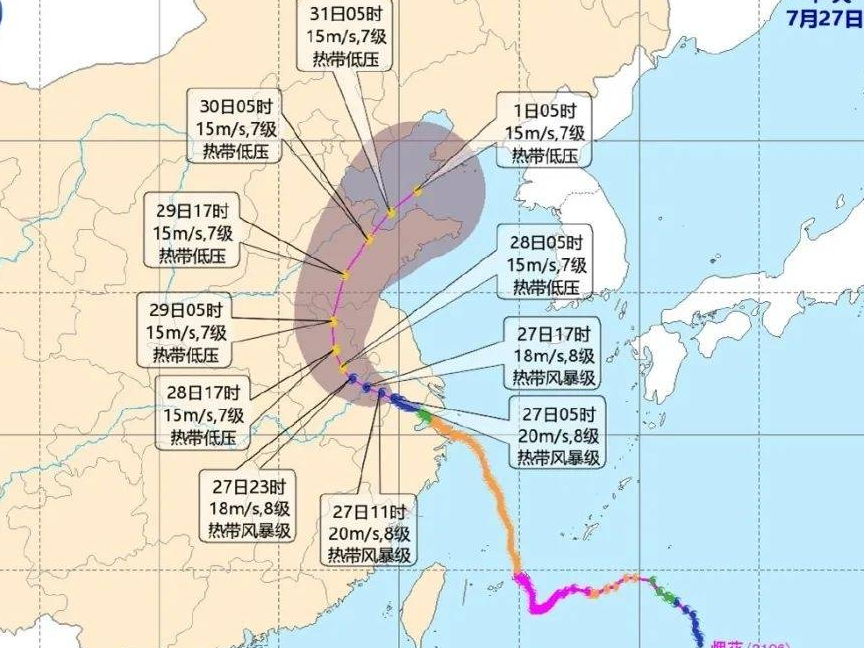 注意！“烟花”入鲁路径、时间最新预报！省委、省政府作出安排部署