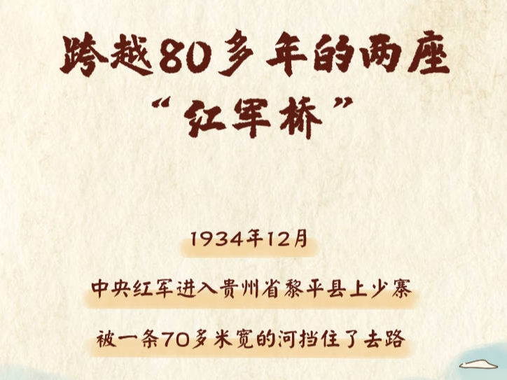 跨越80多年的两座“红军桥”