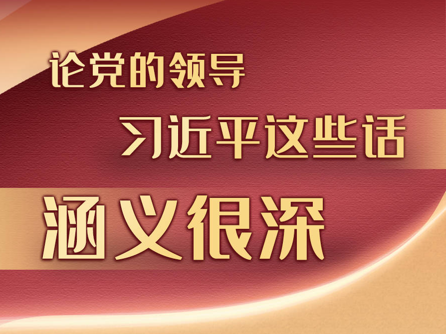 学习进行时丨论党的领导，习近平这些话涵义很深