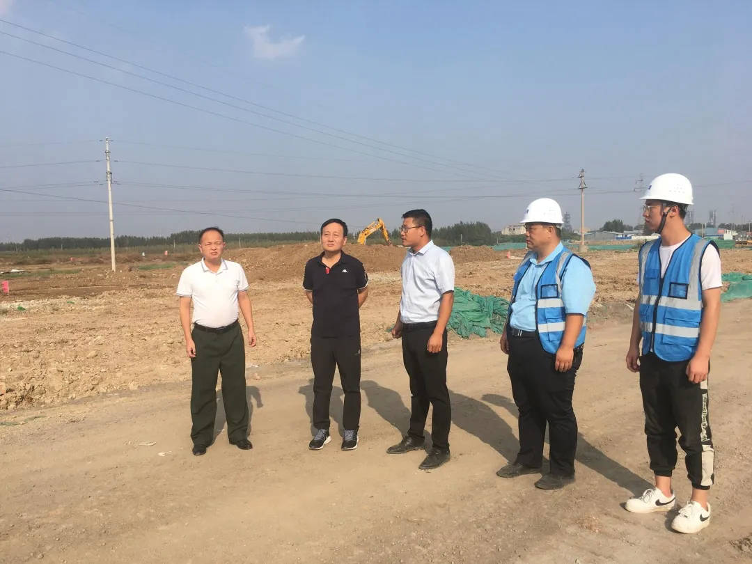 国庆我在岗丨淄博经开区重点项目建设不放松 假日加紧施工推进