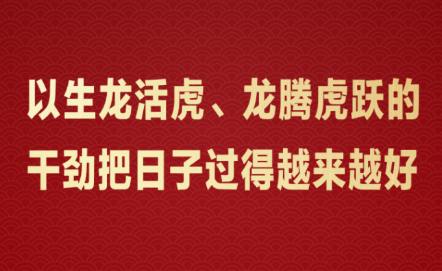 金句来了！“为人民群众幸福生活拼搏、奉献、服务”——习近平