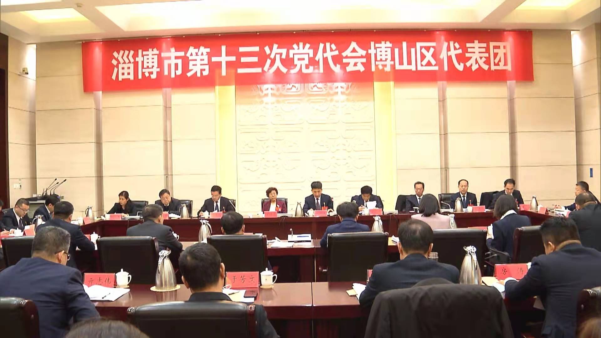 张延廷参加市第十三次党代会博山代表团讨论审议