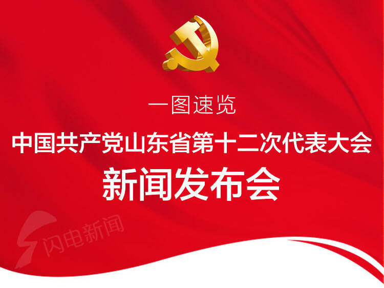 一图速览中国共产党山东省第十二次代表大会新闻发布会
