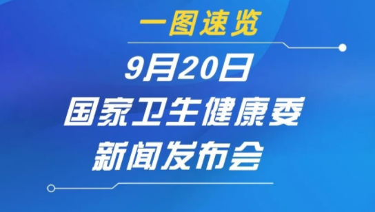 一图速览 | 9月20日国家卫生健康委新闻发布会