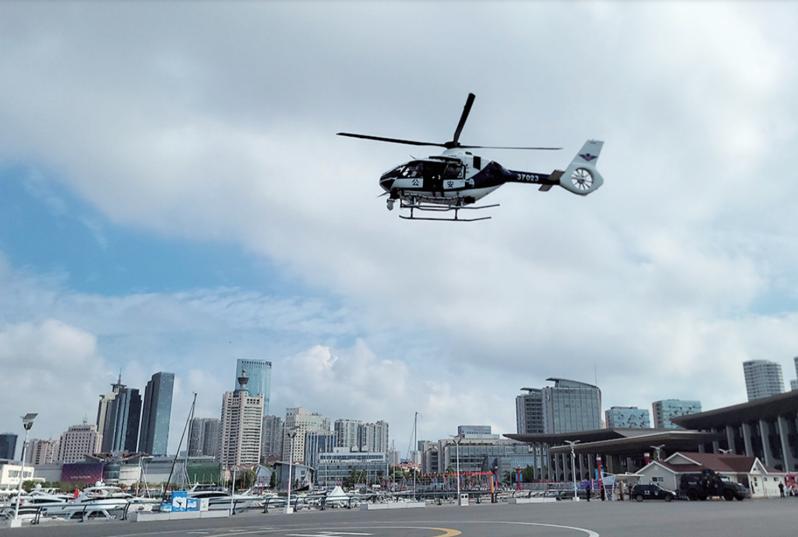 改革创新｜山东青岛：首架警用直升机首航 公安装备现代化建设迈上新台阶