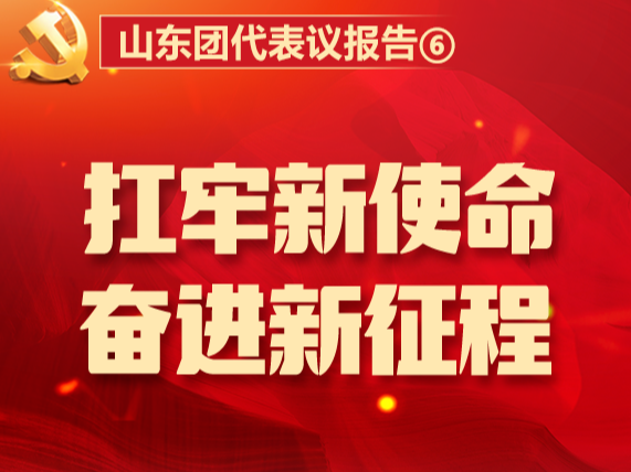 山东团代表议报告⑥丨扛牢新使命，奋进新征程