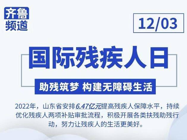 国际残疾人日 | “温暖山东”照亮残疾人的心灵