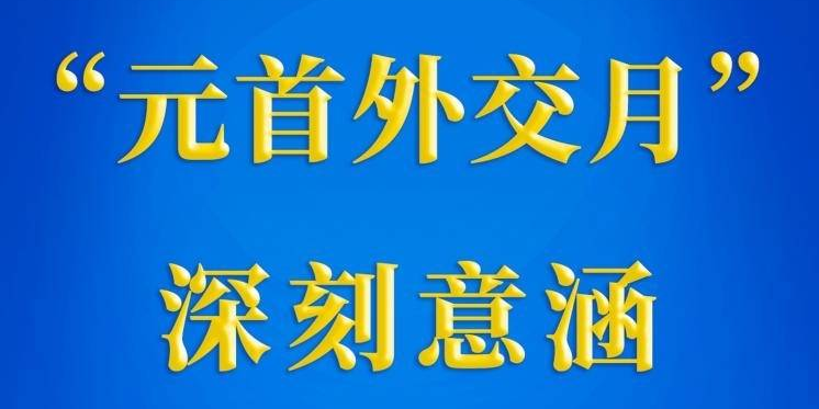 第一观察丨“元首外交月”的深刻意涵