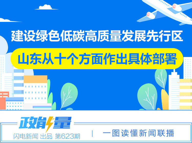 政能量丨建设绿色低碳高质量发展先行区，山东从十个方面作出具体部署