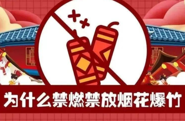 为什么要禁燃禁放烟花爆竹？一图了解→