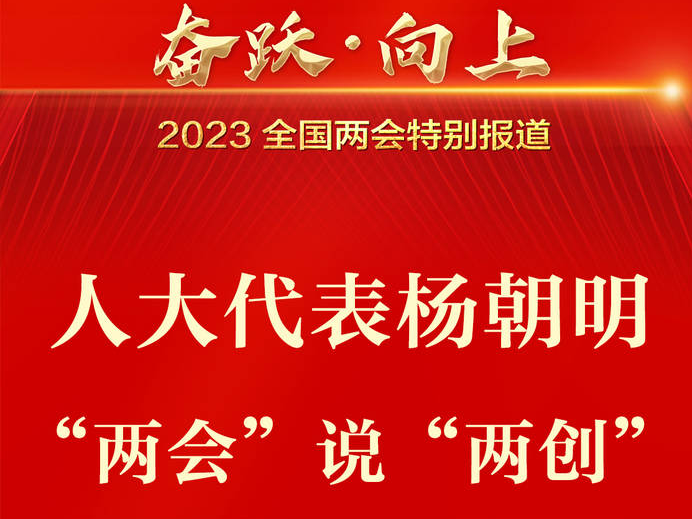 文化自信自强，杨朝明走上代表通道这样说“两创”