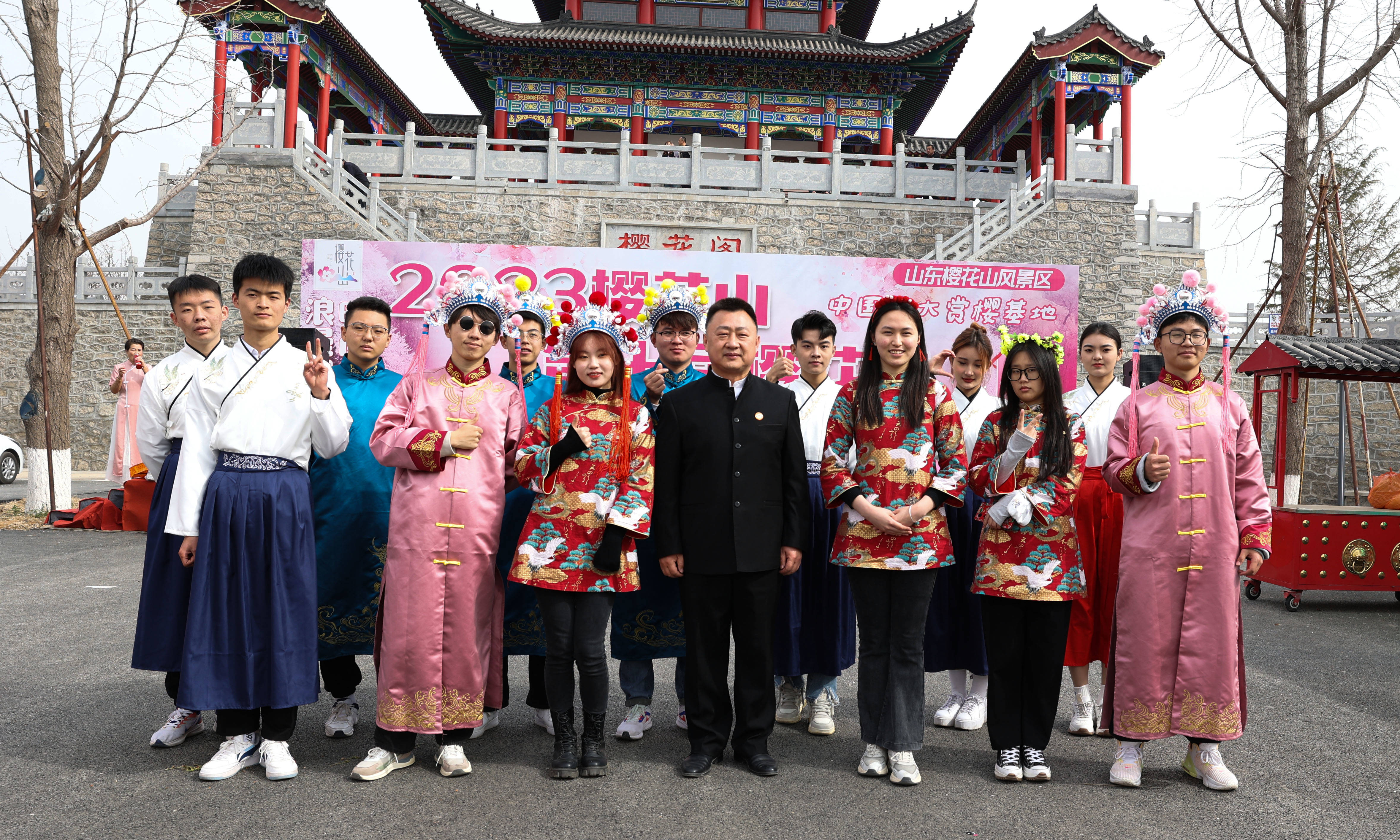 樱花飘舞 落地成诗——淄博市朗诵协会参加山东省首届国潮诗词大会展演活动