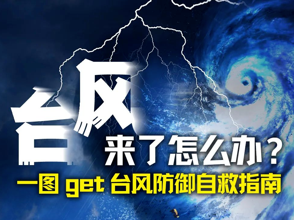 超强台风“杜苏芮”来了怎么办？一图get台风防御自救指南