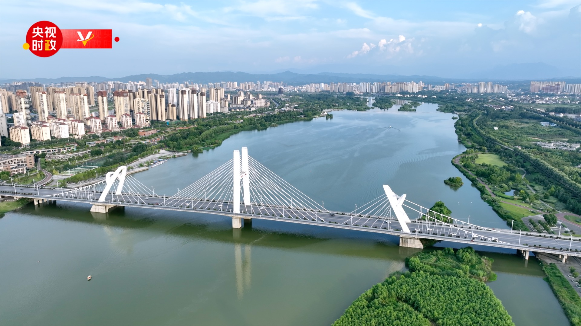 习近平陕西行丨走进汉中市天汉湿地公园