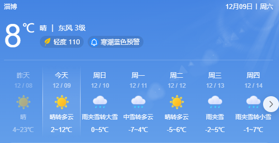 最新预警！寒潮雨雪天气来袭