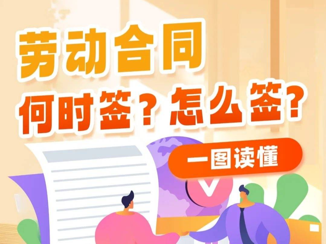 一图读懂：劳动合同何时签？怎么签？