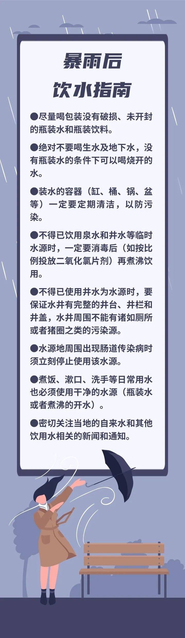 科普时间｜暴雨后如何安全饮水？