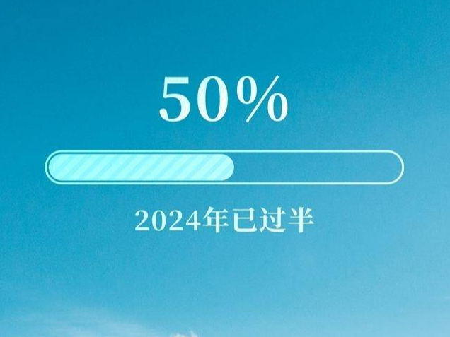 2024年进度条：50%