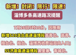 新增！封闭！限行！限速！淄博多条高速路况提醒