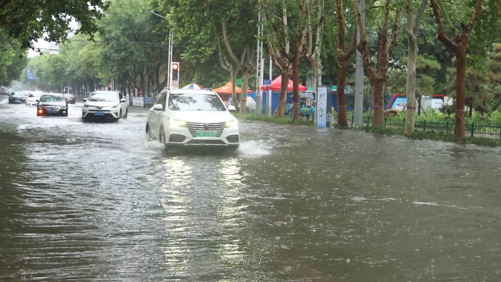 降雨过后   天气晴朗