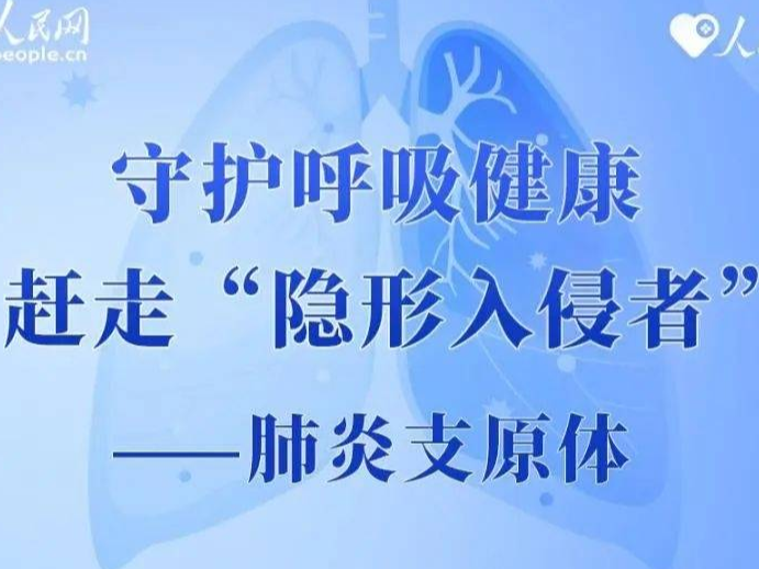 守护呼吸健康 赶走“隐形入侵者”—— 肺炎支原体