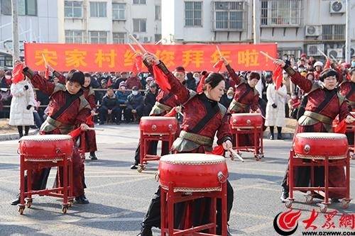 淄博经开区傅家镇元宵节扮玩活动精彩上演！