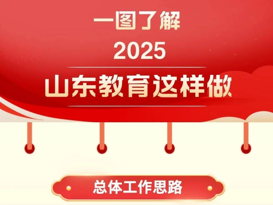 一图了解！2025山东教育这样做