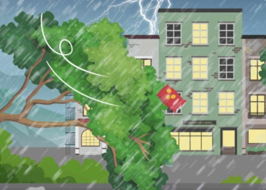 淄博市气象台最新发布，雷雨或阵雨+阵风7～8级！