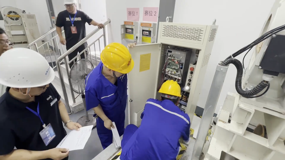 2025年淄博市“技能兴淄”特种设备电梯安装维修工职业技能大赛圆满举办
