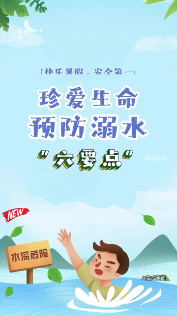 暑假玩得超开心，安全第一记心里