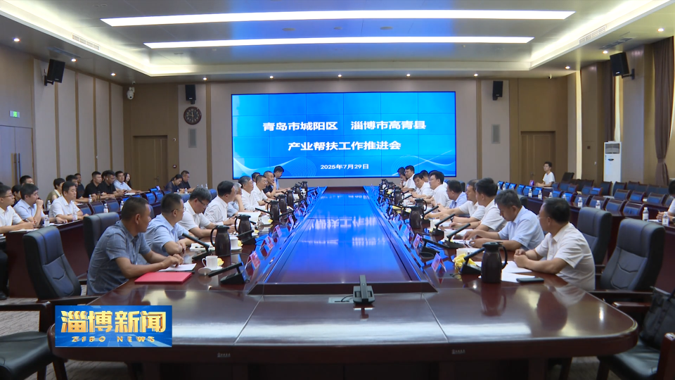 【淄博新闻】赵庆文率队赴青岛市城阳区对接产业帮扶工作