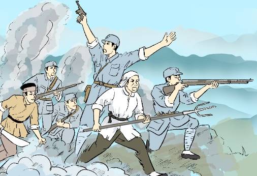 手绘长图丨巍巍黑铁山 铮铮英雄魂