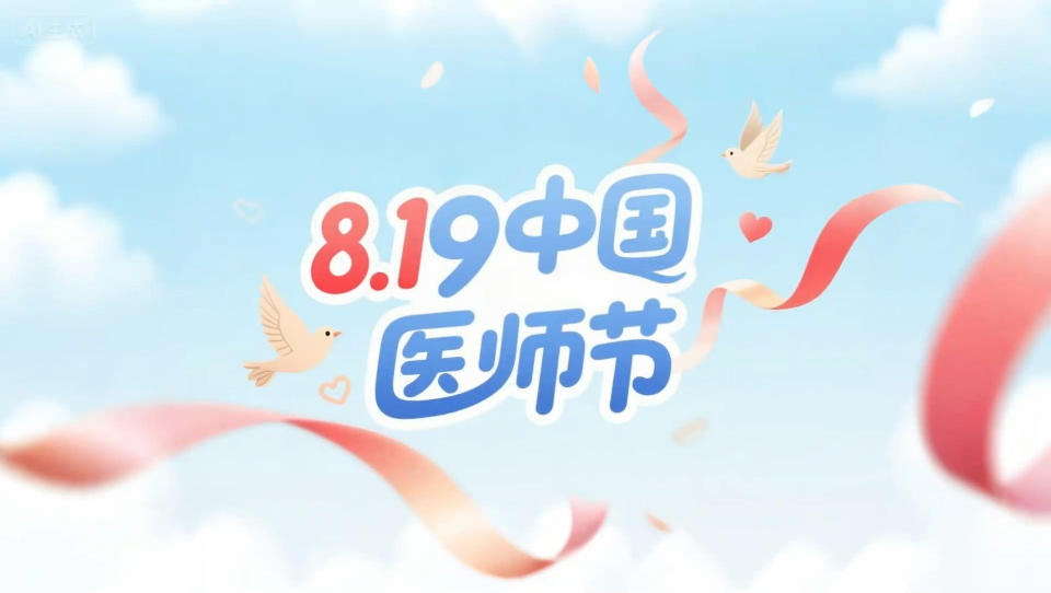 一袭白衣，一个称号，代表的是责任和对生命的敬畏。面对病痛，他们全力以赴，实际行动践行了&ldquo;敬佑生命、救死扶伤、甘于奉献、大爱无疆&rdquo;的崇高精神。2025年8月19日是第八个中国医师节，今年的主题是&ldquo;德馨于行，技精于勤&rdquo;，今天让我们向千万名医务工作者，致以最崇高的敬意，感谢&ldquo;医&rdquo;路有您！#中国医师节