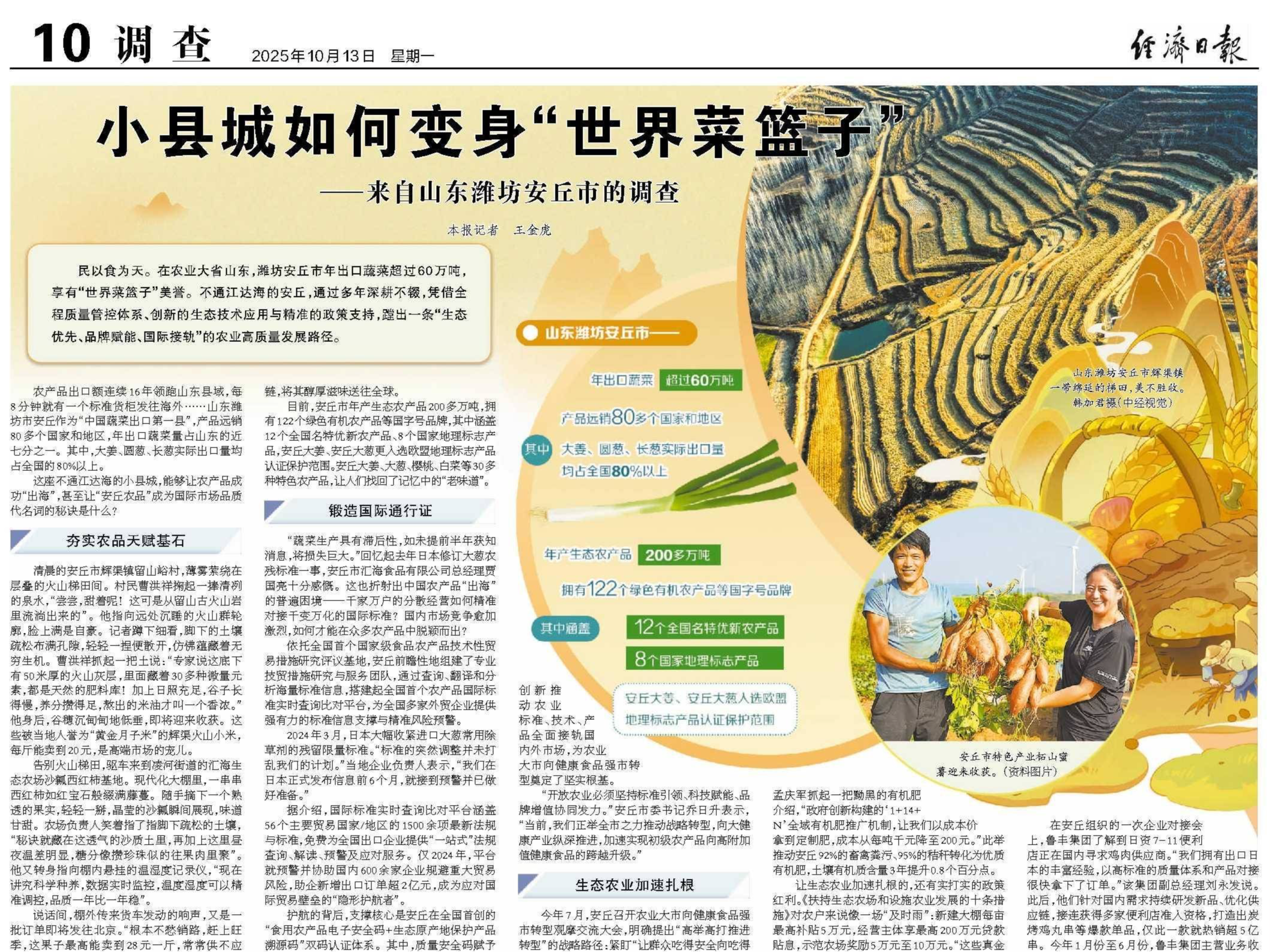 小县城如何变身&ldquo;世界菜篮子&rdquo;&mdash;&mdash;来自山东潍坊安丘市的调查