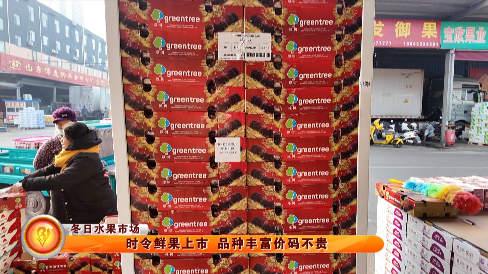 【冬日水果市场】时令鲜果上市 品种丰富价码不贵