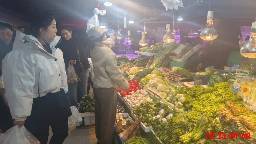 淄博：寒潮中&ldquo;菜篮子&rdquo;供应充足