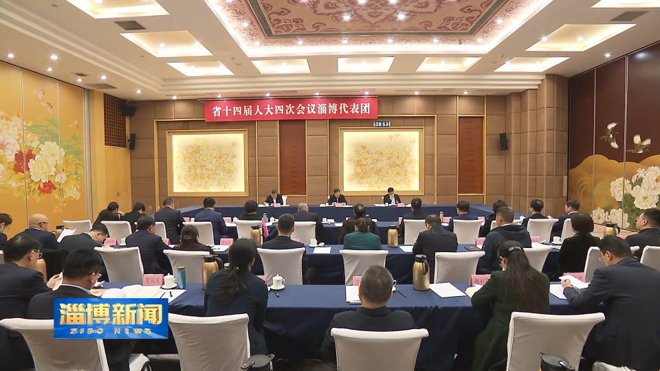 【淄博新闻】省十四届人大四次会议淄博代表团成立