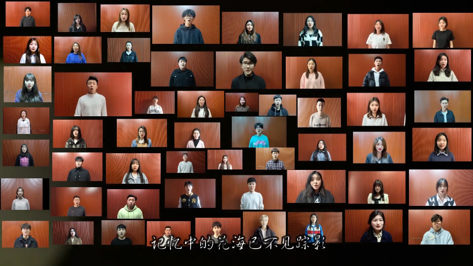 57人云合唱一起拥抱美丽春天