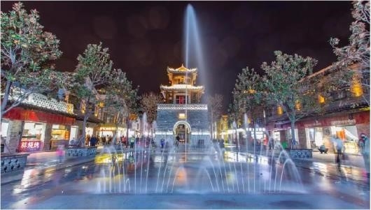 图为代村依托国家级农业公园打造“印象代村”夜游项目