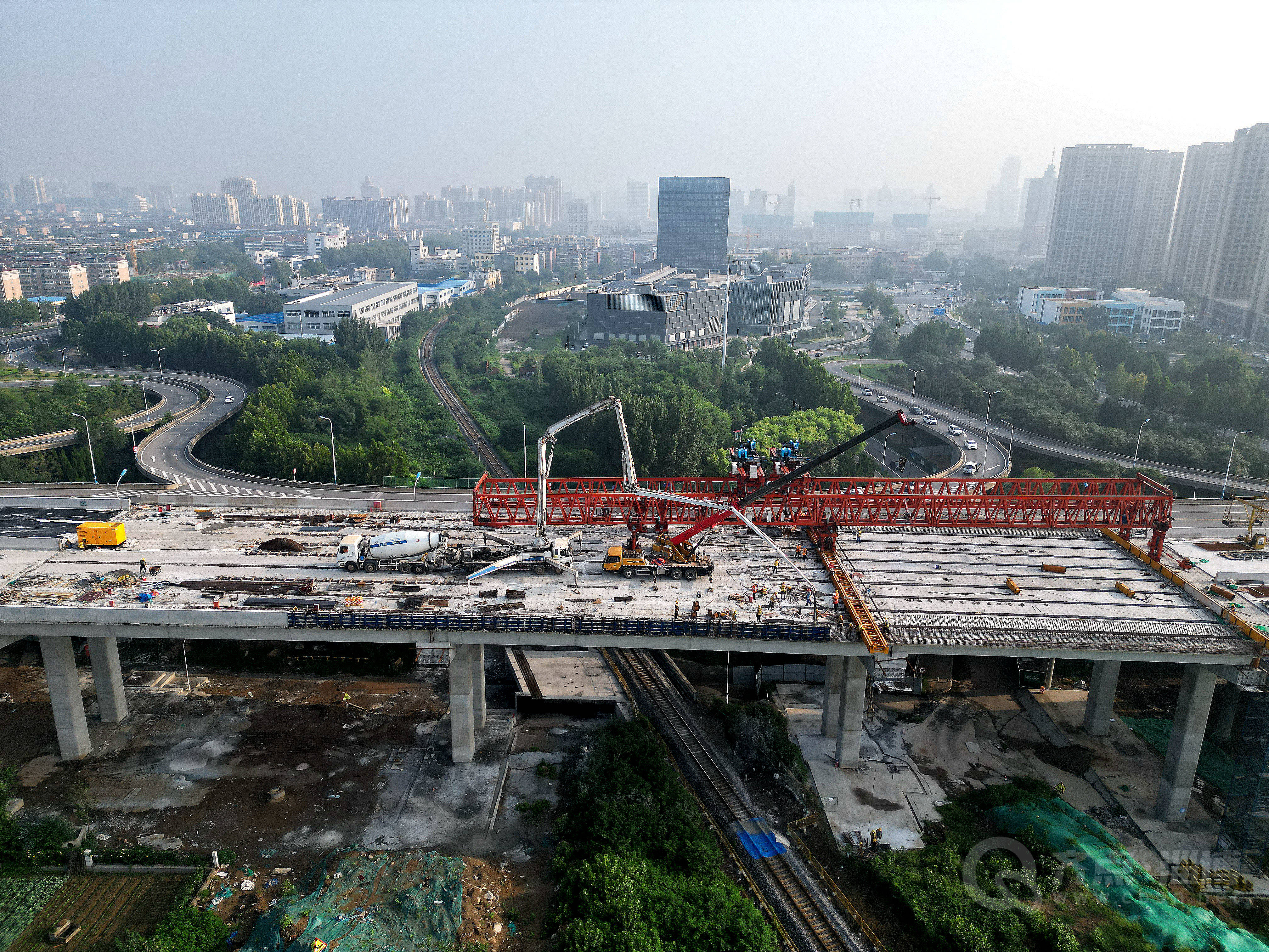 淄博快速路拆迁图片