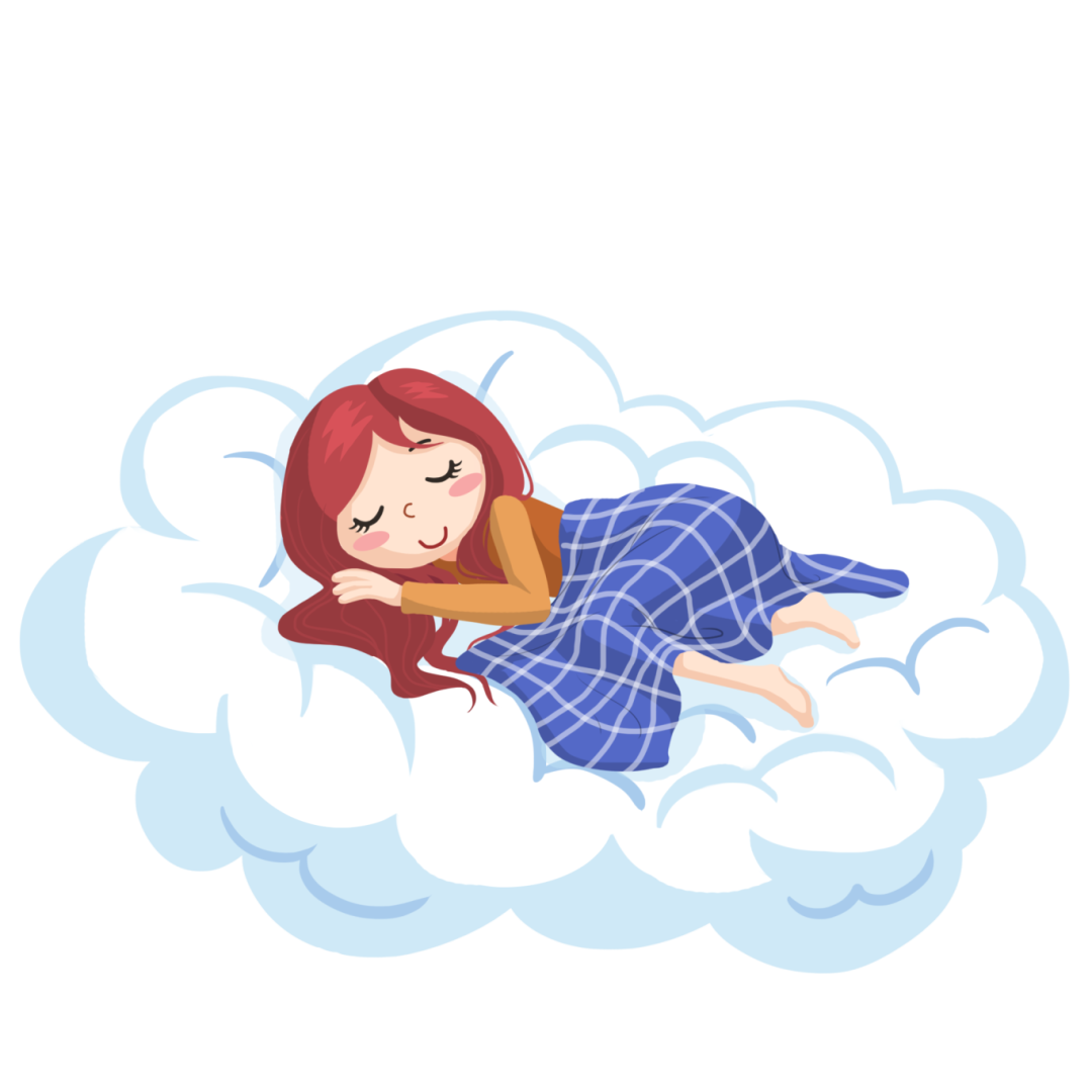 千库网_世界睡眠日女孩云朵睡觉图_元素编号11813028.png